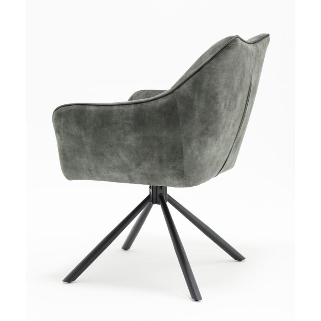 Pair of Elmer Green Dining Chairs - image 4