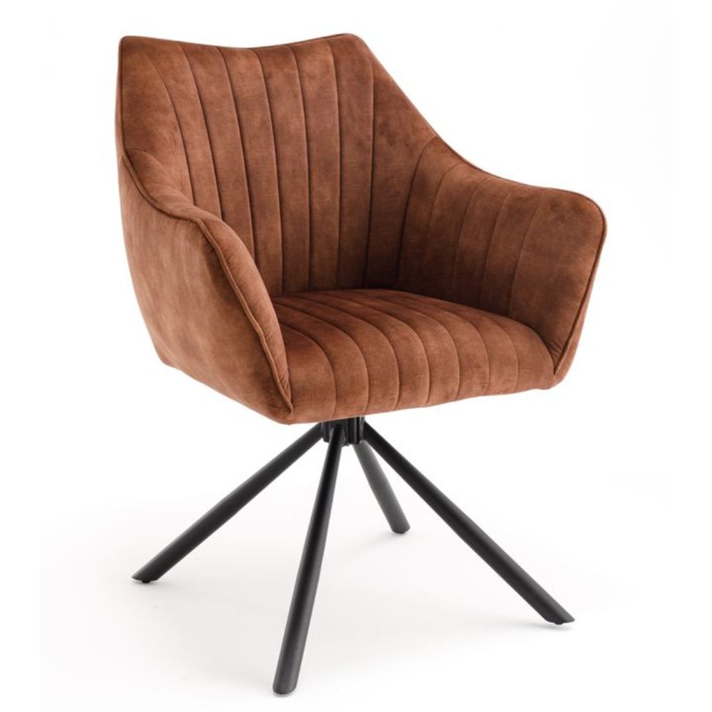 Pair of Elmer Rust Dining Chairs - image 2