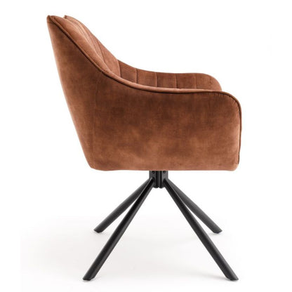 Pair of Elmer Rust Dining Chairs - image 7