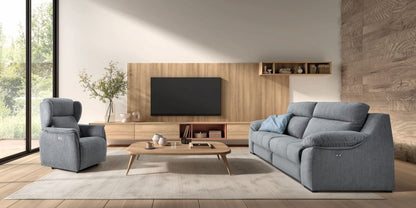 Elvas Italian Leather sofa | Electric Recliner | Electric Slider