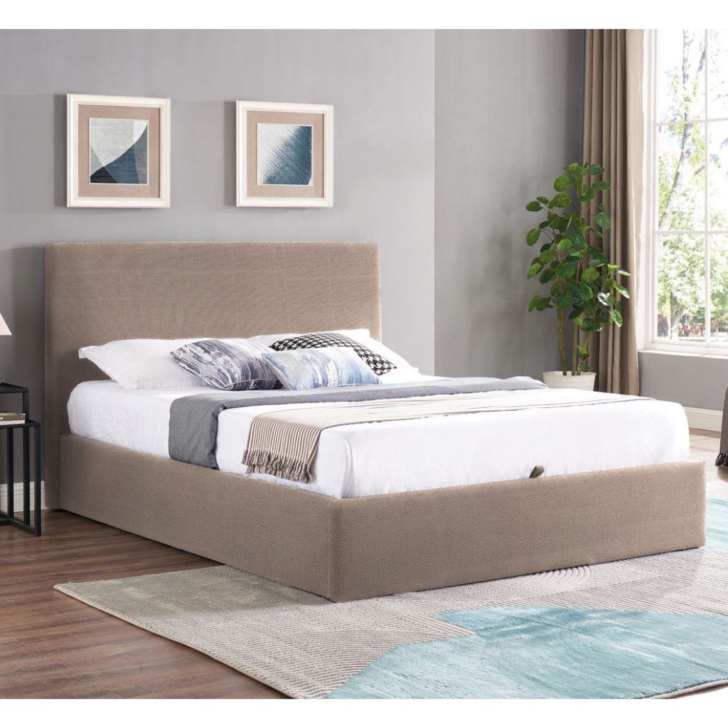 Ezra Beige Ottoman Bedframe Range