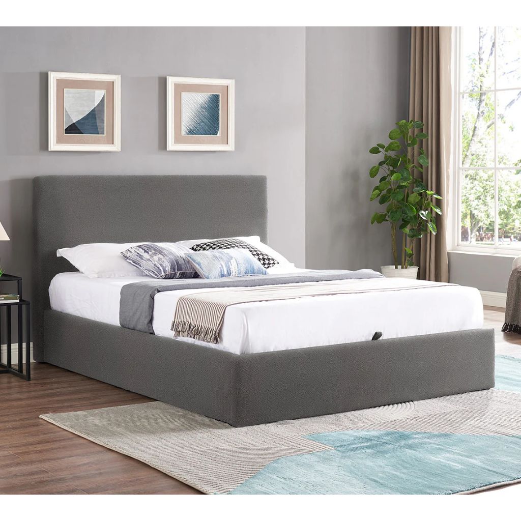 Ezra Grey Ottoman Bedframe Range