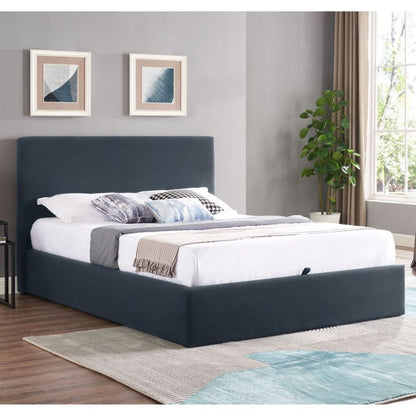 Ezra Navy Ottoman Bedframe Range