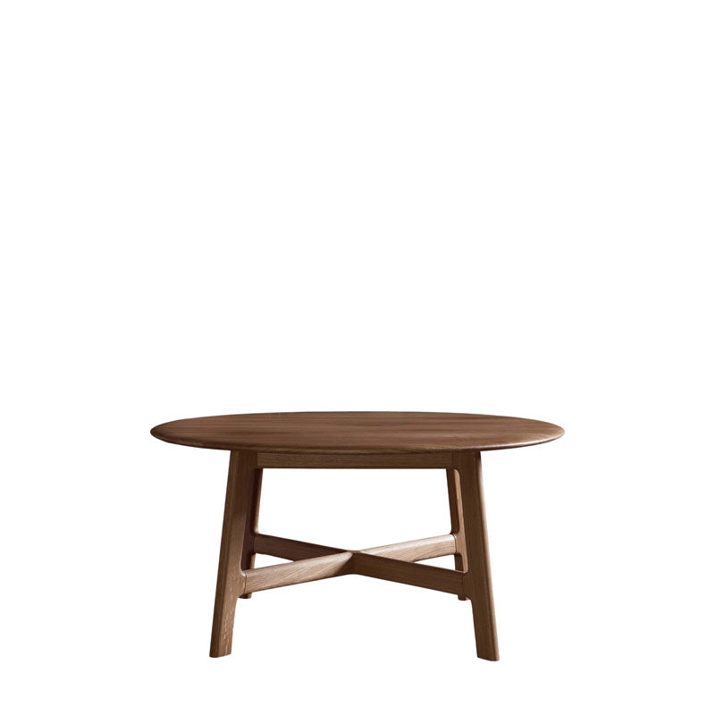 Madrid Round Coffee Table Walnut
