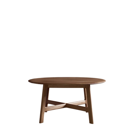 Madrid Round Coffee Table Walnut