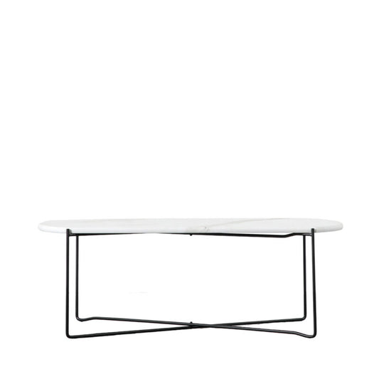 Linford Coffee Table White Marble