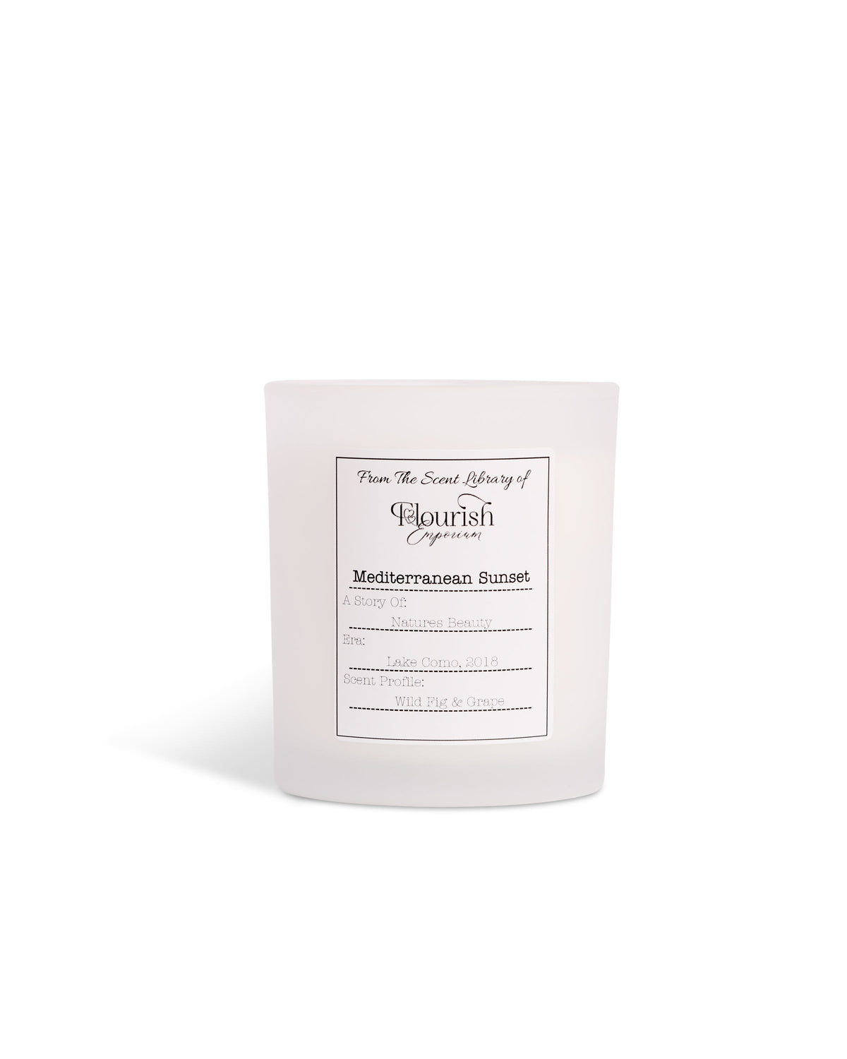 Mediterranean Sunset | Wild Fig & Grape | Handpoured Soy Candle
