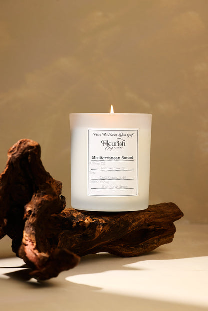 Mediterranean Sunset | Wild Fig & Grape | Handpoured Soy Candle