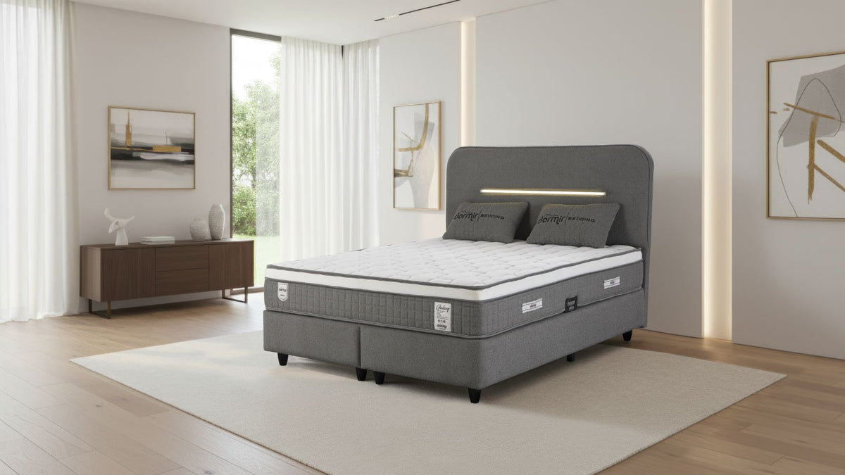 The Galaxy Ottoman Storage Bed | LED Accent Light
