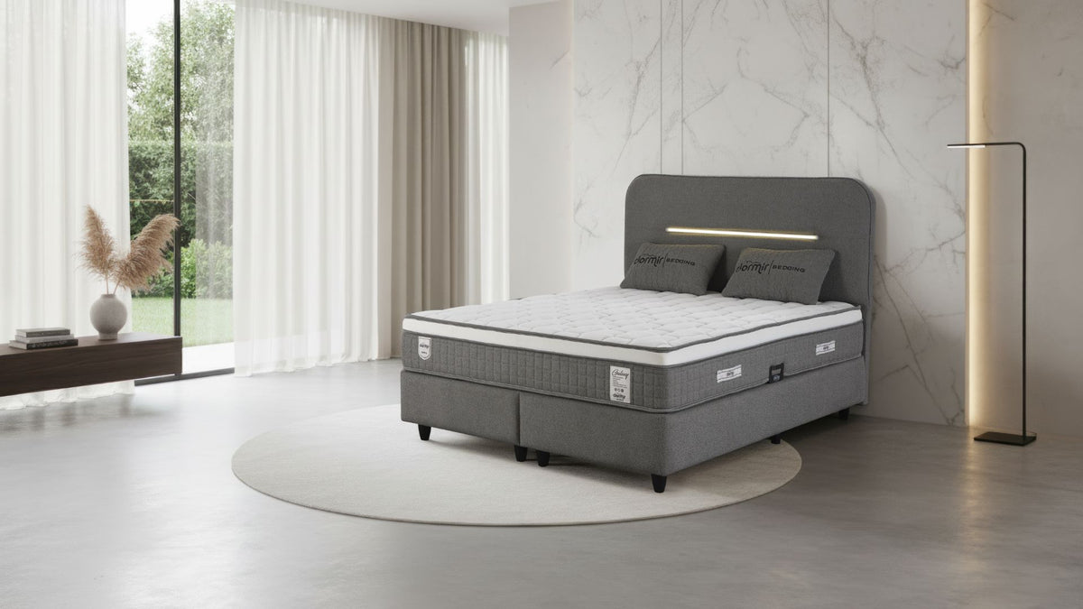The Galaxy Ottoman Storage Bed | LED Accent Light