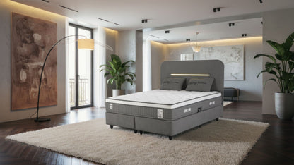 The Galaxy Ottoman Storage Bed | LED Accent Light