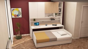 The Compact Set | Bed, Desk, Storage & Trundle | Multimo