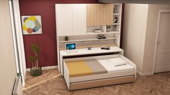 The Compact Set | Bed, Desk, Storage & Trundle | Multimo