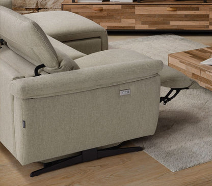 Ingrid Italian Leather sofa | Electric Recliner | Electric Slider