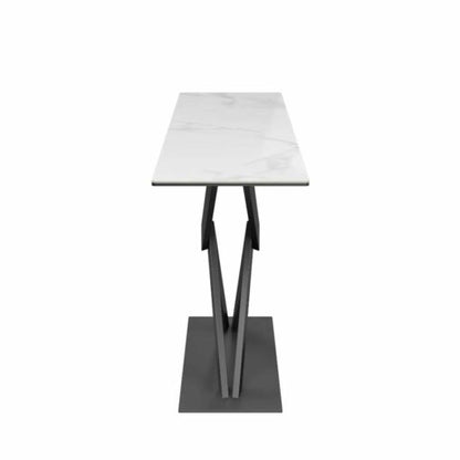 Kenzo White Gloss Ceramic Console Table