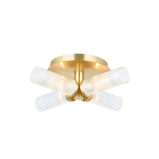 Talo Bathroom 4 Ceiling Light Brass