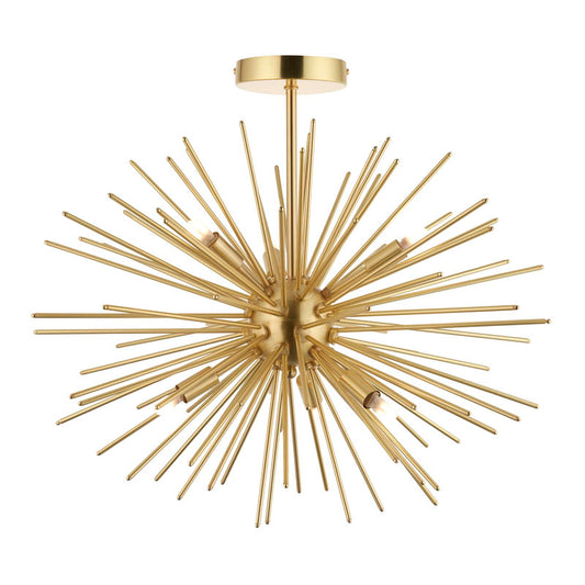 Orta 6 Ceiling Light Satin Brass