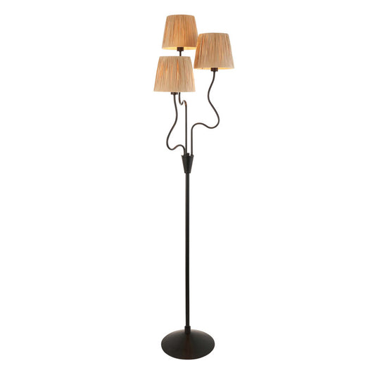 Wriggle 3 Floor Lamp Matt Black