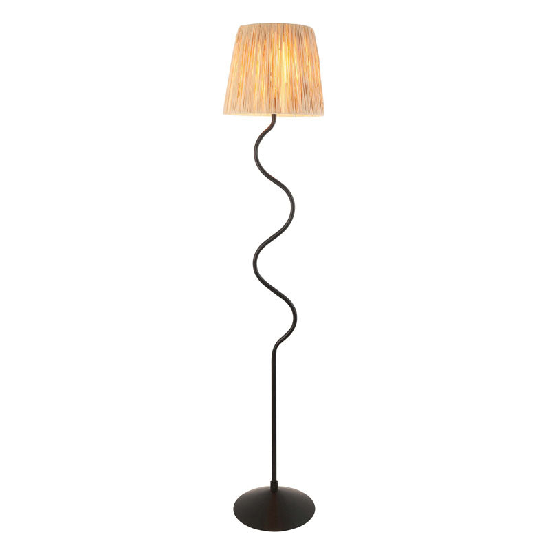 Wriggle 1 Floor Lamp Matt Black