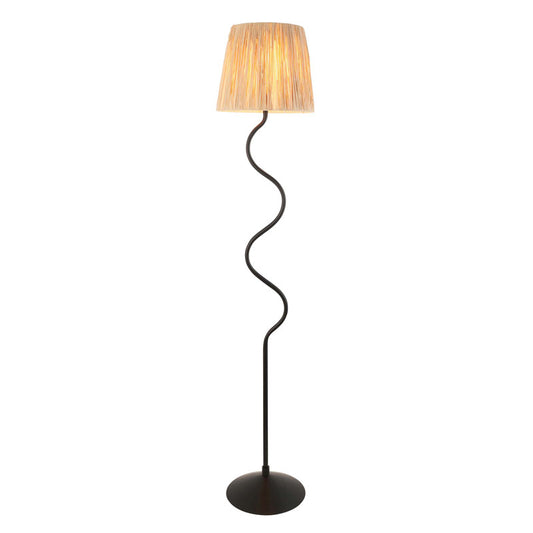 Wriggle 1 Floor Lamp Matt Black
