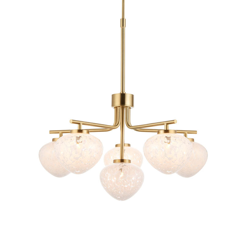 Mali 6 Pendant Light Satin Brass