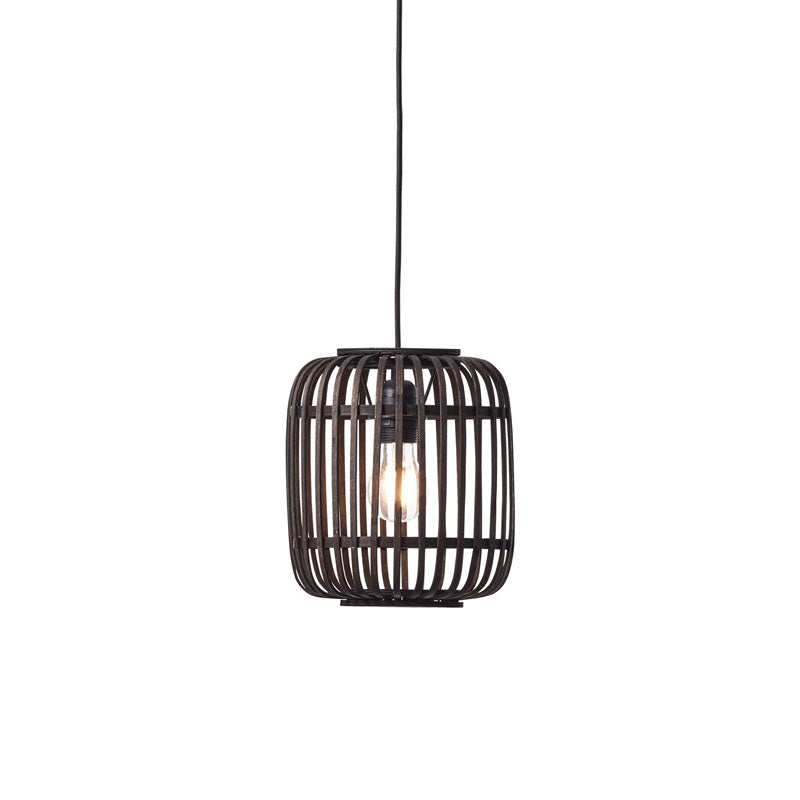 Mathias 1 Pendant Light Dark Bamboo