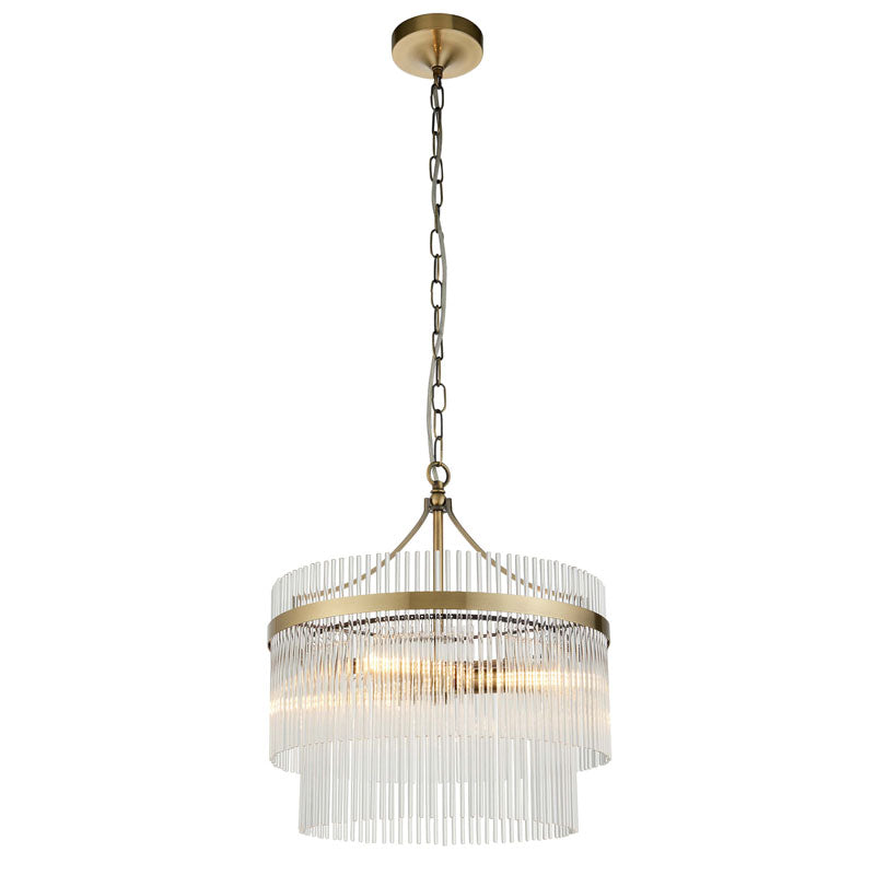 Marietta 3 Pendant Light Antique Brass