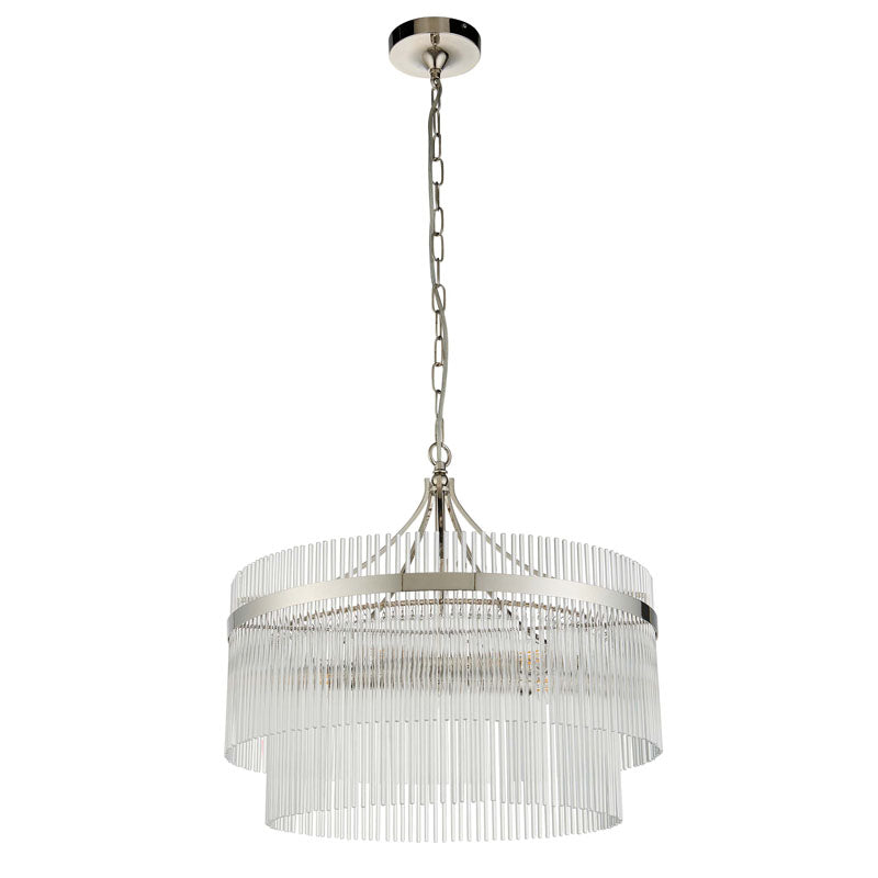 Marietta 5 Pendant Light Bright Nickel
