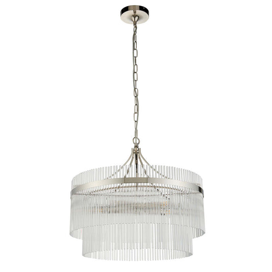 Marietta 5 Pendant Light Bright Nickel
