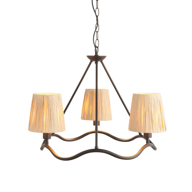 Wriggle 3 Pendant Light Matt Black