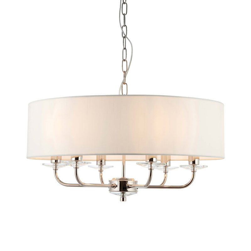 Nixon 6 Pendant Light Bright Nickel