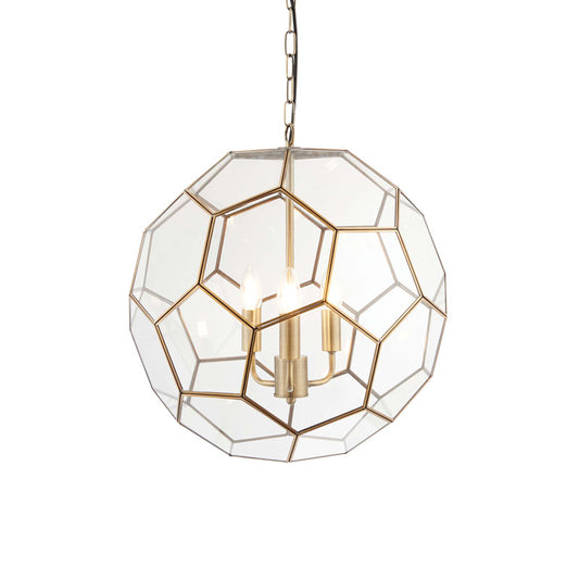 Miele 3 Pendant Light Antique Brass