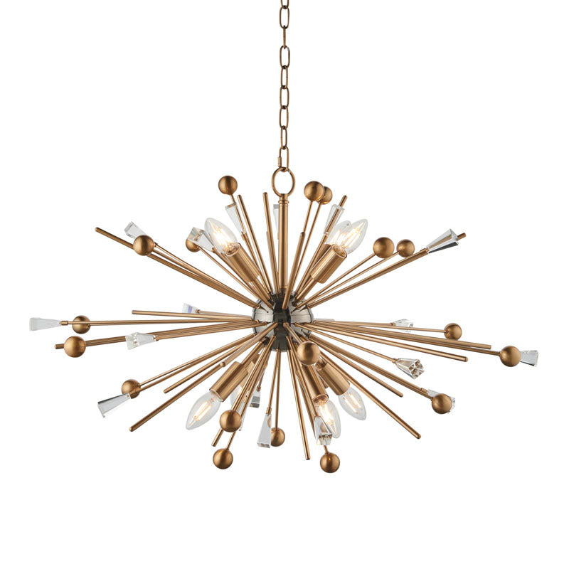 Orcia 8 Pendant Aged Brass