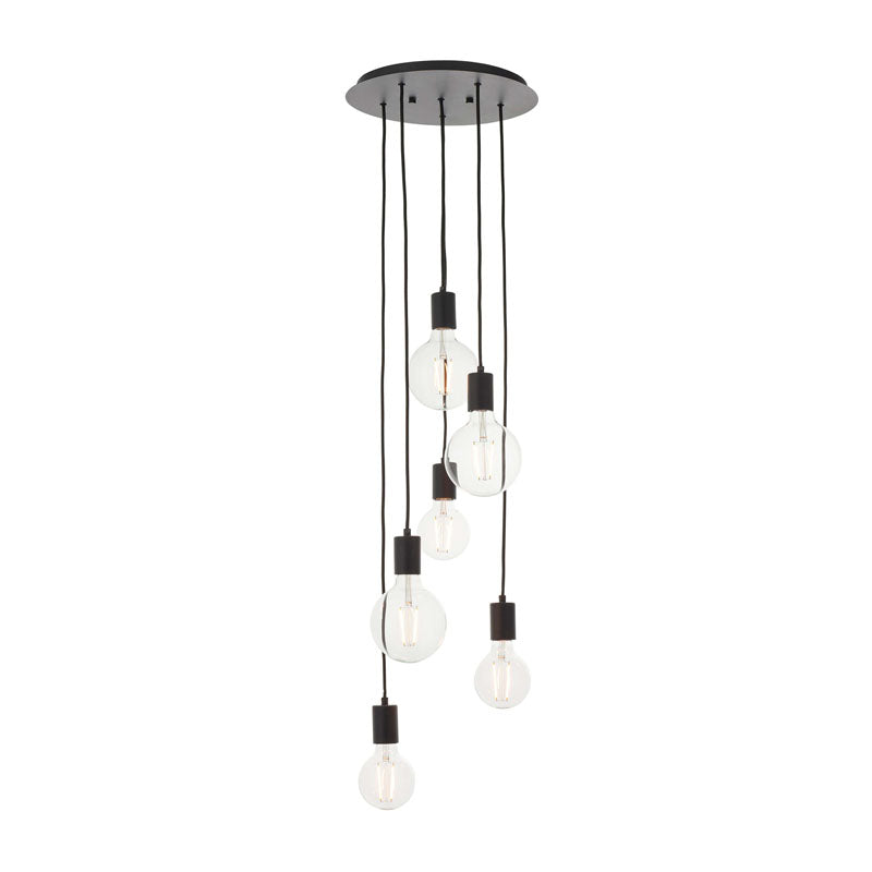 Studio 6 Pendant Light Matt Black