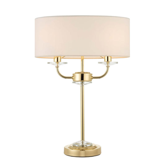 Nixon Table Lamp Brass