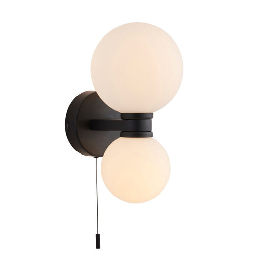 Pulsa Bathroom 2 Wall Light Black