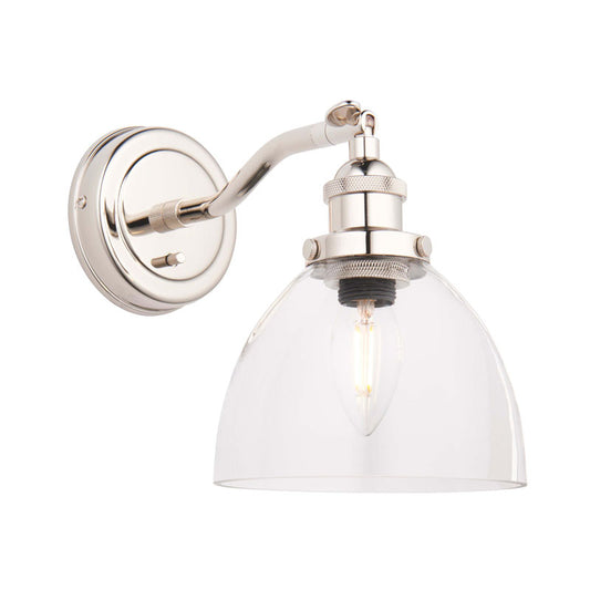 Hansen 1 Wall Light Bright Nickel