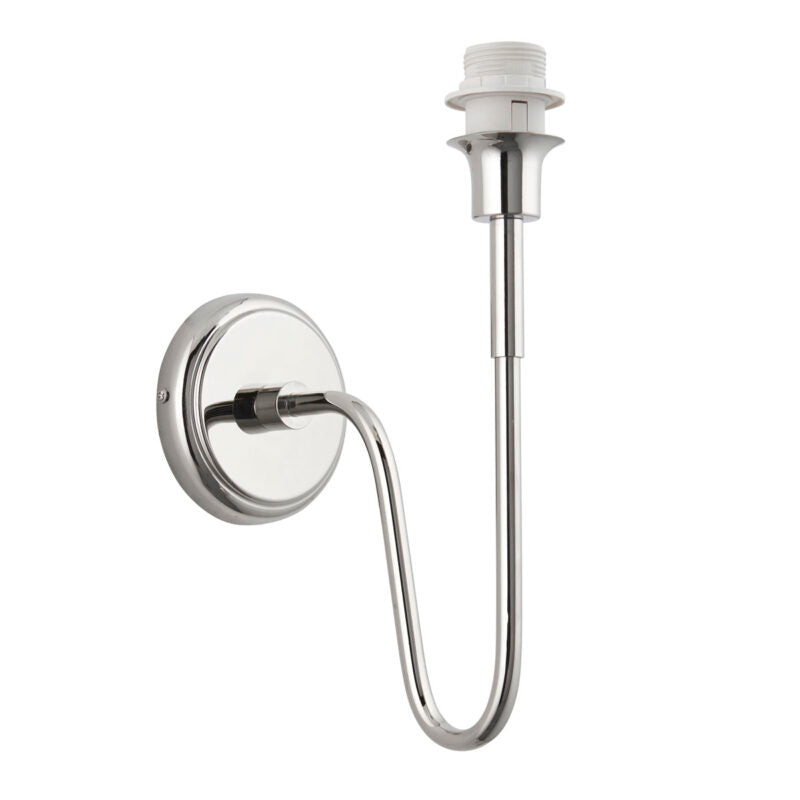 Rouen 1 Wall Light Nickel