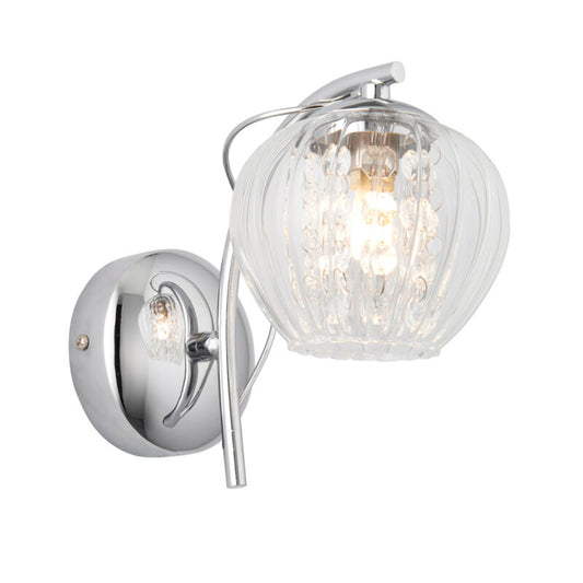 Mesmer 1 Wall Light Chrome