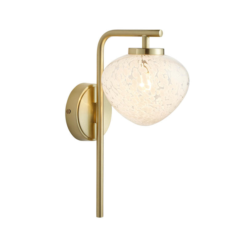 Mali 1 Wall Light Satin Brass