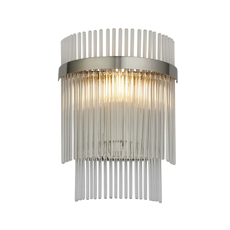 Marietta 1 Wall Light Bright Nickel