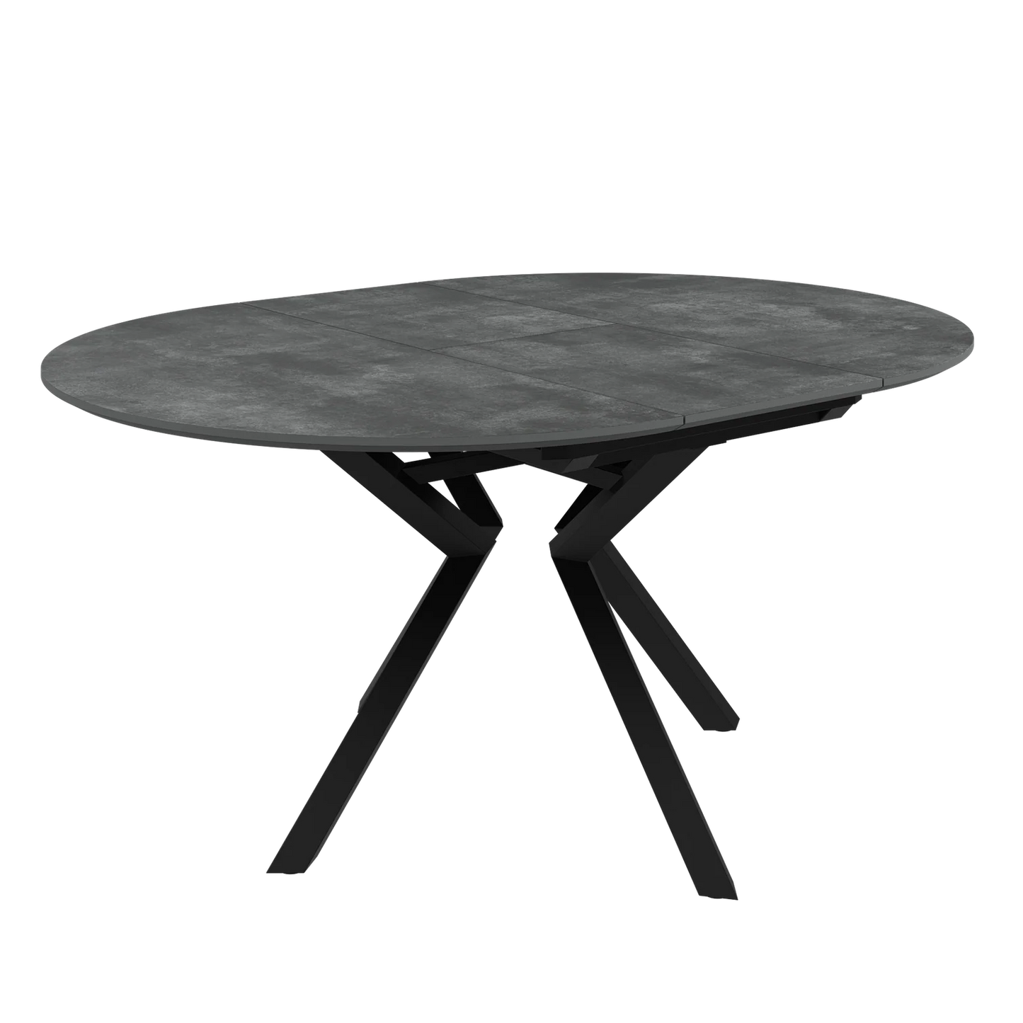 Lorenzo 120-160Cm Extending Ceramic Look Dining Table