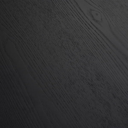 Louis Black Fluted Extending Dining Table