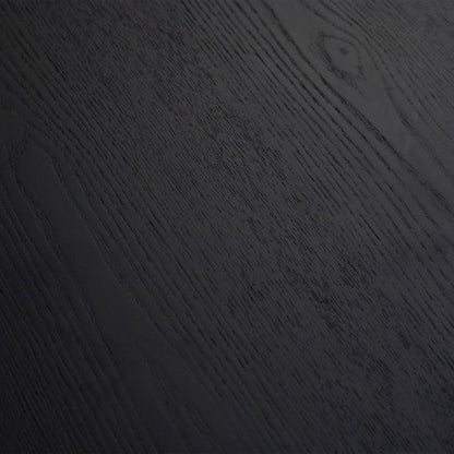 Louis Black Fluted Round Dining Table