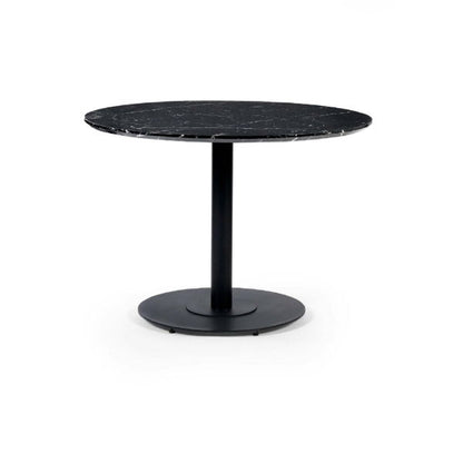 Luca Black Marble Round Dining Table