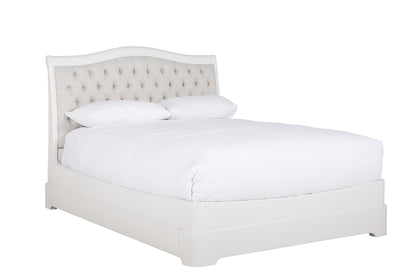 Mabel Bed | 6ft | Acacia | Upholstered Headboard