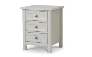 Maine 3 Drawer Bedside
