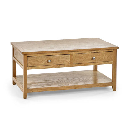 Mallory Coffee Table With 2 Drawers – FSC Mix (Int-Coc-002320)