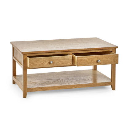 Mallory Coffee Table With 2 Drawers – FSC Mix (Int-Coc-002320)