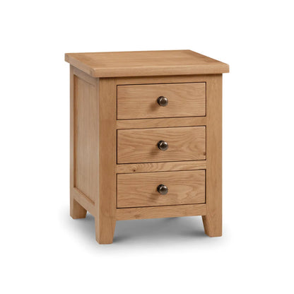 Marlborough 3 Drawer Bedside